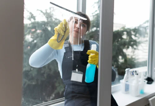 Nettoyage de vitres intérieures et extérieures à Domjean